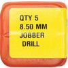 Jobber Drill, 8.5mm, Normal Helix, High Speed Steel, Black Oxide thumbnail-4