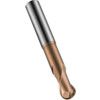 S531 5.00x6mm Carbide 2 Flute Long Reach Ball Nosed Slot Drill -TiSiN Coated thumbnail-0