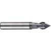 S739 10.00mm Carbide 2 Flute Short Series 60° Chamfering Slot Drill - AlTiN Coated thumbnail-2