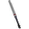 E261, Machine Tap, M8 x 1.3mm,  Metric Coarse, Spiral Flute, Powdered Metal Cobalt High Speed Steel, TiAlN, Red thumbnail-1