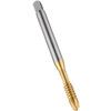 E422, Machine Tap, M3 x 0.5mm, Spiral Point, Powdered Metal Cobalt High Speed Steel, TiN thumbnail-0