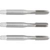 Hand Tap Set , E500, M8 x 1.25mm, Metric Coarse, High Speed Steel, Bright, Set of 3 thumbnail-0