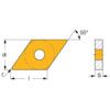 DNMG 150612-GN, Turning Insert, Carbide, 55° Rhombic, Al2O3/TiCN/TiN, Grade IC9150 thumbnail-1