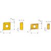 XCMT 170508-MF, Turning Insert, Grade IC908, Carbide, 85° Parallelogram thumbnail-1