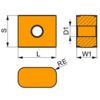 LNMX 301940SN-TF: T5315, Railway Turning Insert thumbnail-1