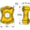 FFX4 XMNU 040310T, Milling Insert, Carbide, Grade IC830 thumbnail-1