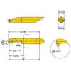 CXS-04TH240UN-4215R, Turning Insert, Carbide, Grade GC1025 thumbnail-0