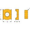 LNET 082804TN-N, Milling Insert, Carbide, Grade IC928 thumbnail-1