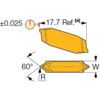 TIP 2P 16UN INSERT GRADE IC908 thumbnail-1