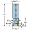 R390-025A25L-17L MILLING CUTTER thumbnail-0