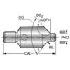 CoroDrill 452, 452.C1-0414-100T-C, Carbide Drill, mm, Uncoated thumbnail-0