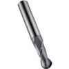 S501 12.00mm Carbide 2 Flute Ball Nosed Short Series Slot Drill - X-Ceed Coated thumbnail-0