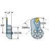 SL-QD-LGE22C25 COROCUT QD HEAD FOR GROOVING thumbnail-0