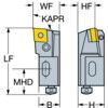 PCLNR 16CA-12 T-MAX P CARTRIDGE FOR TURNING thumbnail-0