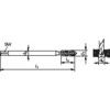 5716, Machine Tap, M14 x 2 x 2mm, Metric Coarse, Straight Flute, Cobalt High Speed Steel, Steam Tempered, Gold thumbnail-1