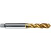 5737 M2x0.40 6H HSS-E Gold Ring Spiral Flute Tap - Tin Coated - DIN 371 thumbnail-0