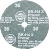 RB414X-PROCUT, Fibre Disc, 180 x 22mm, Star Shaped Hole, P36, Zirconia thumbnail-1