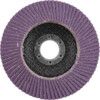 769F, Flap Disc, 51995, 115 x 22.23mm, Conical (Type 29), P80, Zirconia thumbnail-1