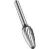 P611 8.0x6.0mm CARBIDE BALL NOSED TREE BURR FOR STAINLESS STEEL thumbnail-0