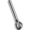 P707 12.7x6.0mm CARBIDE BURR BALL NOSED FOR STEEL thumbnail-0