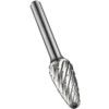 P711 9.6x6.0mm CARBIDE BALL NOSED TREE BURR FOR STEEL thumbnail-0