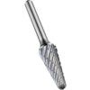 P721 9.6x6.0mm CARBIDE BALL NOSED CONE BURR FOR STEEL thumbnail-0