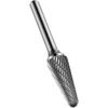 P8219.6X6.0, Carbide Burr, Bright, Double Cut, 9.6mm, Ball Nose Cone thumbnail-0