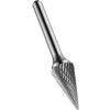 P823 16.0x6.0mm CARBIDE BRIGHT CONE BURR thumbnail-0