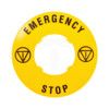 Legend Plate, Marked, For Emergency Stop Buttons thumbnail-0