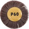 Flap Wheel, 80 x 50mm, P60, Aluminium Oxide, 6mm Shank thumbnail-1