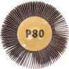 Flap Wheel, 80 x 50mm, P80, Aluminium Oxide, 6mm Shank thumbnail-1