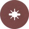 Fibre Disc, G120R444, 115mm x 22mm, Star Shaped Hole, P120, Aluminium Oxide thumbnail-0