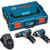 GSB 12V -15 Combi + GDR 12V-105 Drill and Impact Driver Kit in L-Boxx, Twin Pack with 2x 2.0ah Batteries and Charger supplied in L-box thumbnail-1