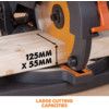 Mitre Saw, 210mm, 3,750rpm, 110V, 1,200W thumbnail-3