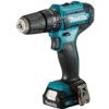 HP333DWAE, Cordless Combi Drill, 12V, 10mm Keyless Chuck, Brushed, 2x2.0Ah thumbnail-0