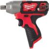 M12 BIW12-0 Cordless Impact Wrench, 1/2in. Drive, 12V, Brushless, 138Nm Max. Torque, 2.0Ah Battery thumbnail-0