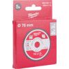 Cutting Disc, 60-Fine, 76 x 1 x 10 mm, Type 41, Aluminium Oxide thumbnail-2