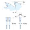 CSB/21548 TCT CraftPro Trimming / Crosscut Sawblades for a Medium/Fine Finish in Wood Based Materials 215mm x 48T x 30mm thumbnail-1