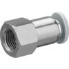 QR1 SERIES FEMALE STUD COUPLING G1/8 TO 6mm thumbnail-0