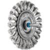 RBG 10012/6 Stainless Steel Wire (INOX) 0.50 SG Shank Mounted Wheel Brush thumbnail-0