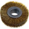 Industrial Rotary Wire Brushes - Crimped - Brass Coated 30SWG - 200 x 29 x 80mm thumbnail-0