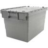 ATTACHED LID CONTAINER GREY 600X400X365mm 68L thumbnail-0