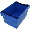 SOLID SIDED BALE ARM CRATE BLUE 600X400X320mm thumbnail-0