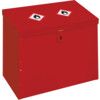 FLAmmABLE LIQUID STORAGE FLOOR CHESTS 510X610X340mm RED thumbnail-0