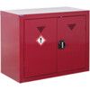 PESTICIDE & AGROCHEMICAL STORAGE CUPBOARDS 700X900X460mm RED thumbnail-0