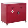 MOBILE PESTICIDE&AGROCHEMICAL STORAGE CUPBOARDS 840X900X460mm RED thumbnail-0