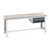 CUBIO FW BENCH LINO 1 CABINET WxDxH: 2000x750x840mm DARK GREY thumbnail-0