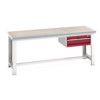 CUBIO FW BENCH LINO 1 CABINET WxDxH: 2000x750x840mm RED thumbnail-0