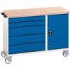 MAINTENANCE TROLLEY 5 DRAWER MPX TOP GREY/BLUE thumbnail-0