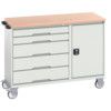 MAINTENANCE TROLLEY 5 DRAWER MPX TOP LIGHT GREY thumbnail-0